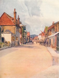 „Główna ulica, Leatherhead”, 1912, 1914 autorstwa James S Ogilvy