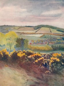 „Widok na Caterham z Tilburstow Hill”, 1913, 1914 autorstwa James S Ogilvy
