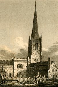 „Św. Kościół Mikołaja w Liverpoolu, 1812. autorstwa James Sargant Storer