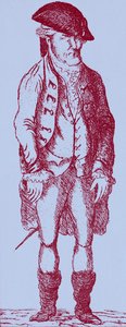 John Wilkes - z karykatury Jamesa Sayersa