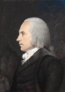 Aaron Burr, ok. 1797 (kolor pastelowy na szarym papierze) autorstwa James Sharples