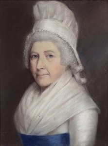 Mary Andrewes (pastel na szarym papierze) autorstwa James Sharples