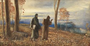 Dante i Virgil w Vallombrosie, 1866