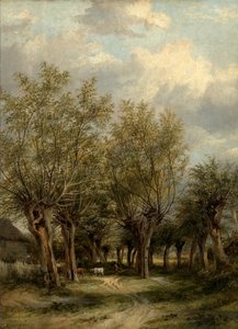 Lane w pobliżu Norwich, Norfolk, c.1830