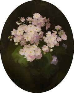 Pierwiosnki, XX w. (olej na płótnie) autorstwa James Stuart Park