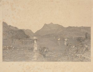 Winander-Mere, Westmoreland autorstwa James T. Willmore