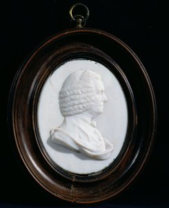 Portret Johna Harrisona (1693-1776) (pasta emaliowana)