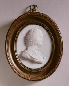 Portret Johna Harrisona (1693-1776) (pasta emaliowana)