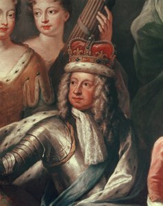 Fragment przedstawiający Jerzego I z Painted Hall, Greenwich
