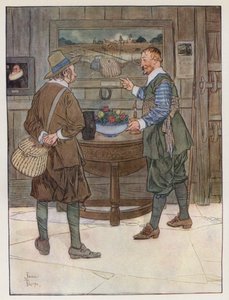 Ilustracja do The Compleat Angler autorstwa Izaaka Waltona