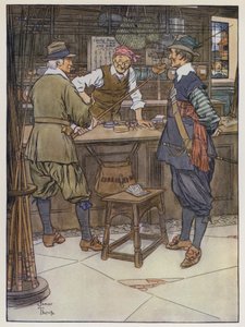 Ilustracja do The Compleat Angler autorstwa Izaaka Waltona autorstwa James Thorpe