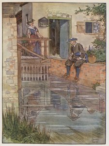Ilustracja do The Compleat Angler autorstwa Izaaka Waltona