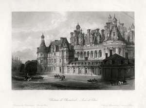 „Chateau de Chambord, Loir-et-Cher”, Francja, 1875 r. autorstwa James Tingle
