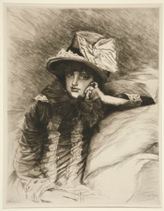 Kołnierz koronkowy autorstwa James Tissot