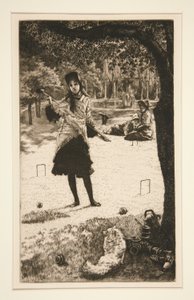 Krokiet autorstwa James Tissot
