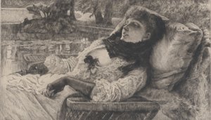 Letni wieczór, 1881 r. autorstwa James Tissot