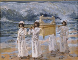 Arka przechodzi przez Jordan autorstwa James Tissot