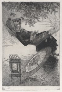 Hamak, 1880. autorstwa James Tissot