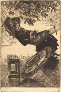 Hamak Le hamac, 1880. autorstwa James Tissot