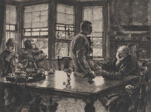 Przypowieść o synu marnotrawnym: odejście nr 1, 1882. autorstwa James Tissot