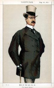 Hiszpański minister, 1871. autorstwa James Jacques Joseph Tissot