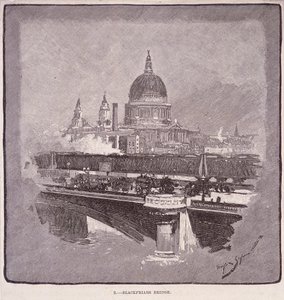 Blackfriars Bridge, Londyn, 1796