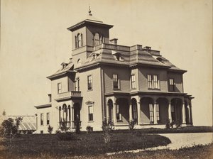 Dom wiktoriański, ca. 1860.