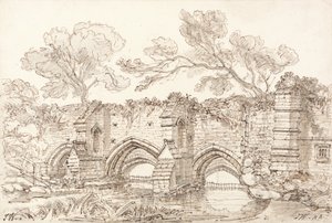 The Old Double Bridge, Bury St. Edmunds autorstwa James Ward