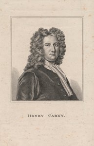 Henry Carey, grawerowane przez R. Grave, c. 1800 autorstwa James Wasdail