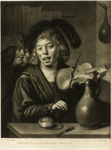 Muzyczny chłopiec autorstwa James Watson