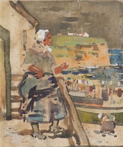 Auchmithie (akwarela)