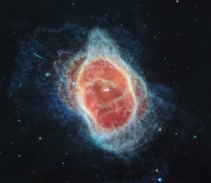 Mgławica Pierścień Południowy (obraz MIRI) autorstwa James Webb Space Telescope (NASA)