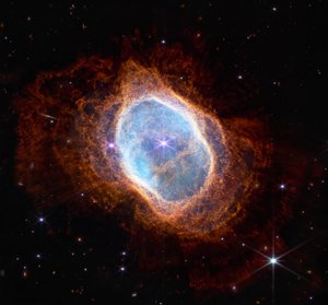 Mgławica Pierścień Południowy (Obraz NIRCam) autorstwa James Webb Space Telescope (NASA)