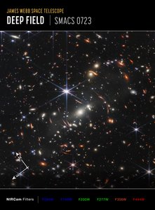 Pierwsze głębokie pole Webbsa (obraz z kompasu NIRCam) autorstwa James Webb Space Telescope (NASA)