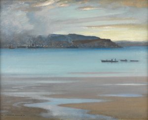 Rhu Bay (olej na płótnie) autorstwa James Whitelaw Hamilton