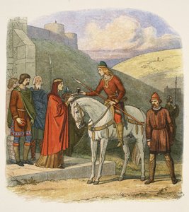 Edward zamordowany w Corfe, 18 marca 978, od A Chronicle of England BC 55 do AD 1485, wyd. Londyn, 1863 r. autorstwa James William Edmund Doyle