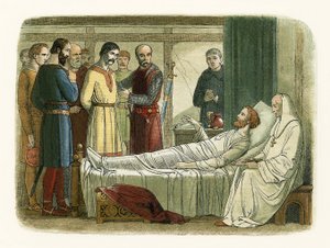 Richard wybacza łucznikowi, który go zastrzelił… autorstwa James William Edmund Doyle
