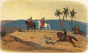 Richard odmawia spojrzenia na Święte Miasto, 1192 1864 autorstwa James William Edmund Doyle