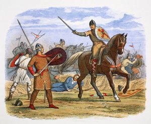 Robert, książę Normandii, schwytany w bitwie pod Tinchebraye, Normandia, 1106 1864 autorstwa James William Edmund Doyle