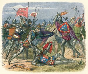 Król zaatakowany przez księcia Alencon, 1415 18640 autorstwa James William Edmund Doyle