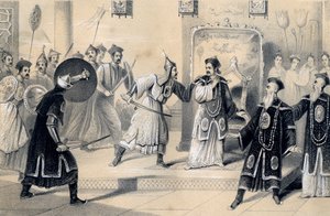 Cesarz Weit-Soong i jego dwór, wzięty do niewoli przez Tatarów, 1847