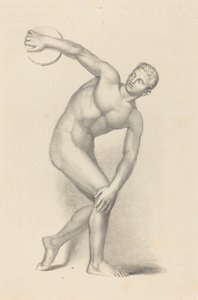 Dyskobola, autorstwa Myron autorstwa James William Giles after John Flaxman