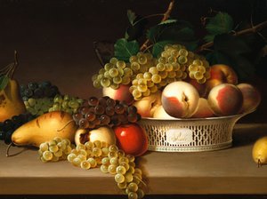 Owoce w chińskim koszu, 1822