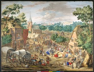 Kermesse (gwasz na papierze)