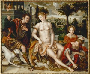 David i Bathseba ... autorstwa Jan (manner of) Massys