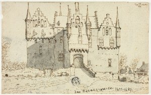 Zamek Gemear autorstwa Jan Abrahamsz. Beerstraaten
