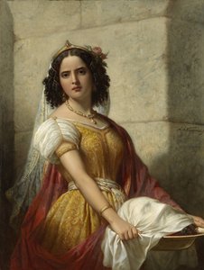 Salome z głową Jana Chrzciciela autorstwa Jan Adam Kruseman (signed by artist)