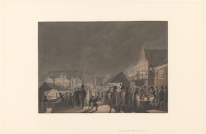 Targi na Botermarkt w Amsterdamie, 1810