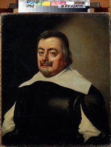 Portret mężczyzny z kirysem. (Portret mężczyzny w kirysie). Obraz Jana Anthonisza van Ravesteyna (1572-1657). XVII-wieczna sztuka holenderska. Regionalne Muzeum Sztuki im. W. Wereszczagina, Mikołajów, Ukraina autorstwa Jan Anthonisz. van Ravesteyn