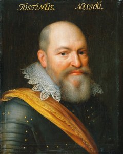 Portret Justinusa van Nassau, nieślubnego syna księcia Wilhelma I i Ewy Elinx